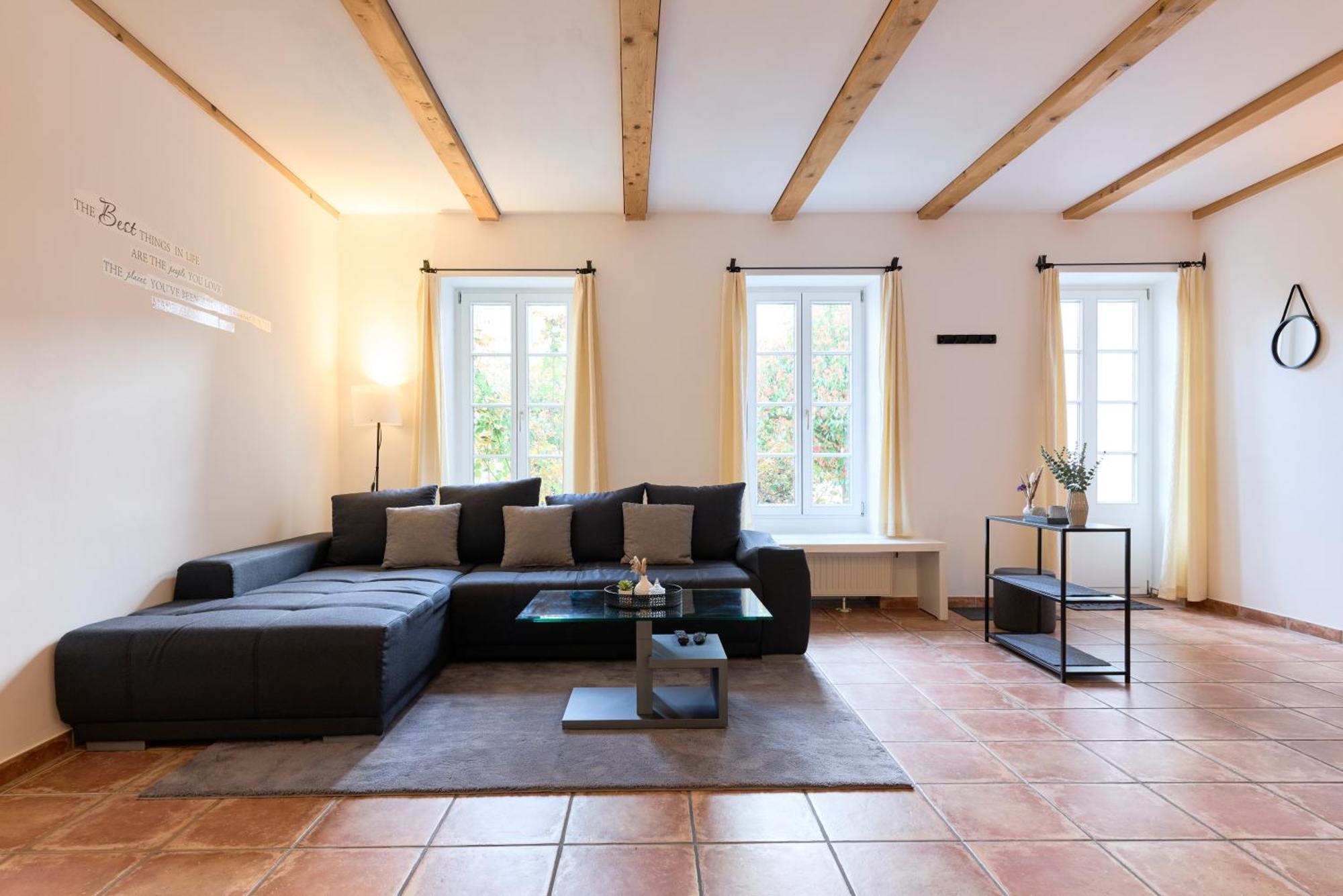 Stilvolle Gartenterrassenwohnung Mitten In เบรเกนซ์ ภายนอก รูปภาพ